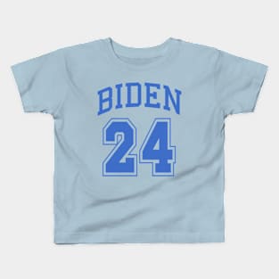 Joe Biden 2024 Football Sports Vote Democrat Kids T-Shirt